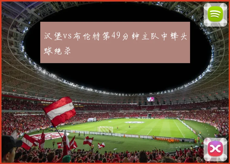 汉堡vs布伦特第49分钟主队中锋头球绝杀
