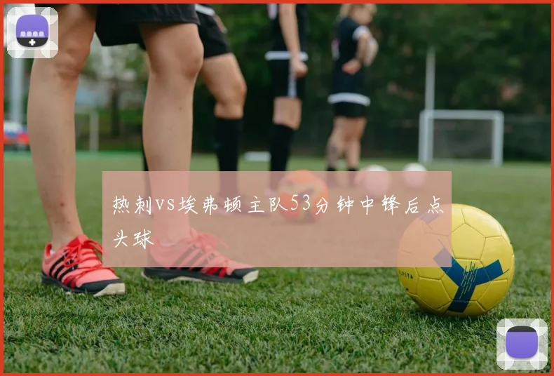 热刺vs埃弗顿主队53分钟中锋后点头球